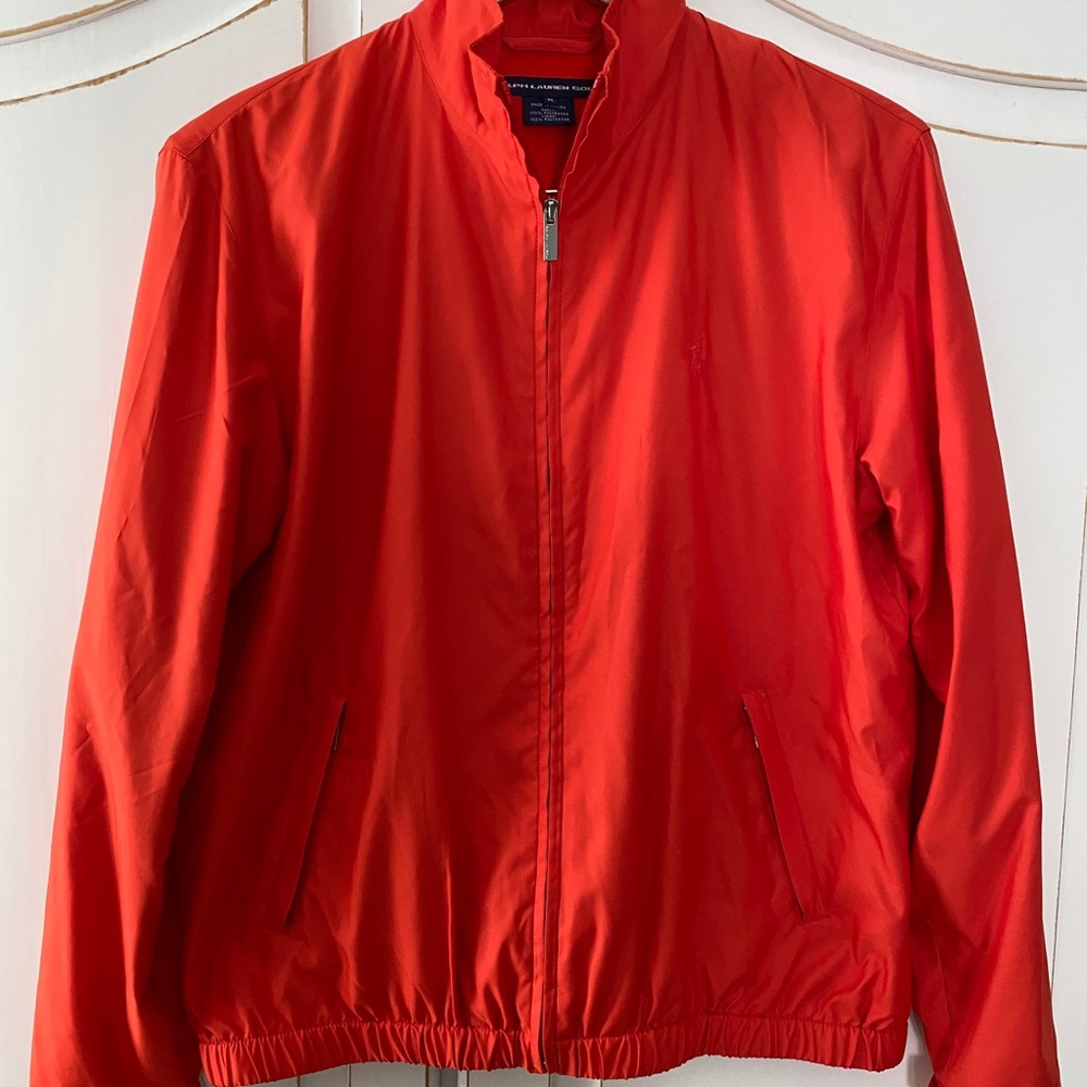 Ralph Lauren Bright Red Lightweight Zip Jacket